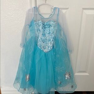Blue Princess Dress Costume Elsa Disney play dress size 5T/6 from H&M